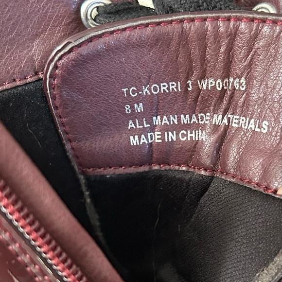 True Craft Patent Combat Boots Size 8 - Picture 8 of 10